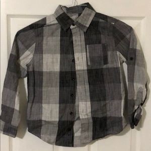 Boys’- Arizona Jean company roll up sleeve button down